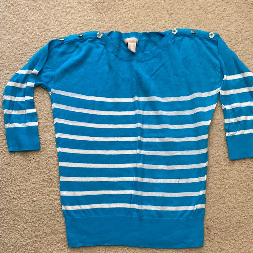 Banana Republic Turquoise Knit‎ Top